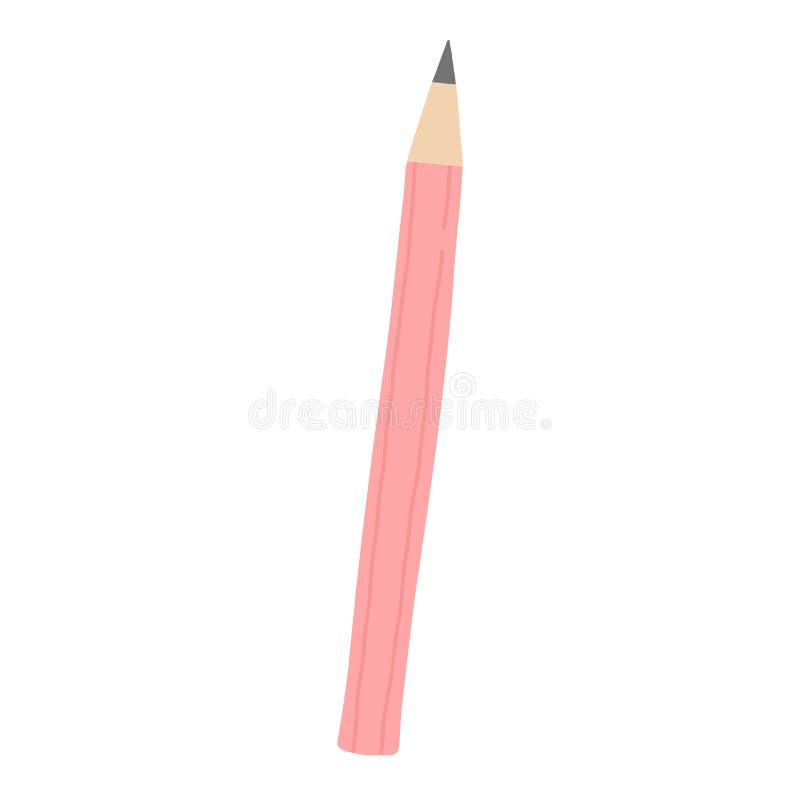 Colorful Pink Pencil for School or Home Drawing. Isolated Icon on White Background Stock Vector - Illustration of paper, vector: 220400341 Colorful Pink Pencil for School or Home Drawing. Isolated Icon on White Background Stock Vector - Illustration of paper, vector: 220400341