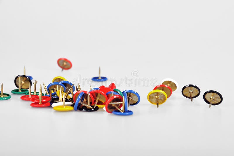 Colorful of pins stock photo. Image of textileindustry 58928940