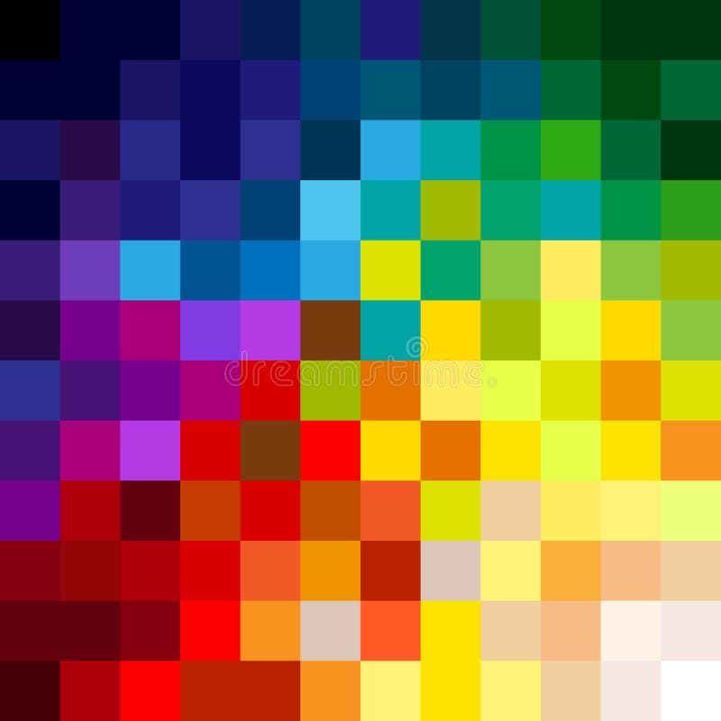 Colorful pixels vector illustration Colorful pixels vector illustration