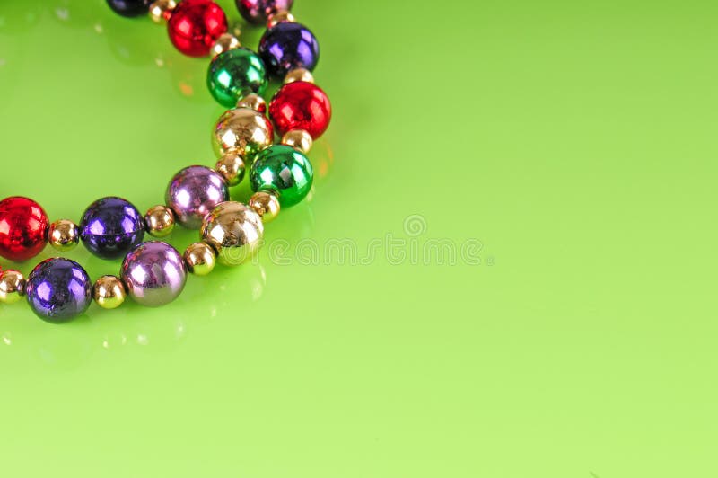 Colorful plastic beads