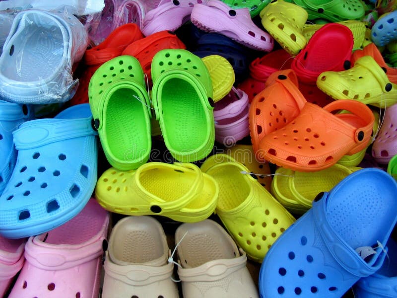 pile of crocs