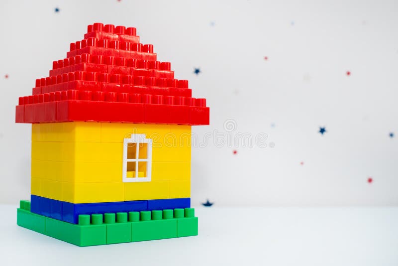 Plastic Toy house stock photo. Image of colored, leisure 121726356