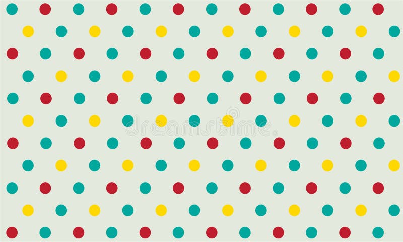 Colorful polka dots pattern background