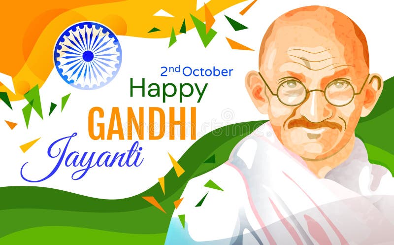 Mahatma Gandhi Jayanti Day Poster Illustration Stock Vector by  ©blueringmedia 588077884