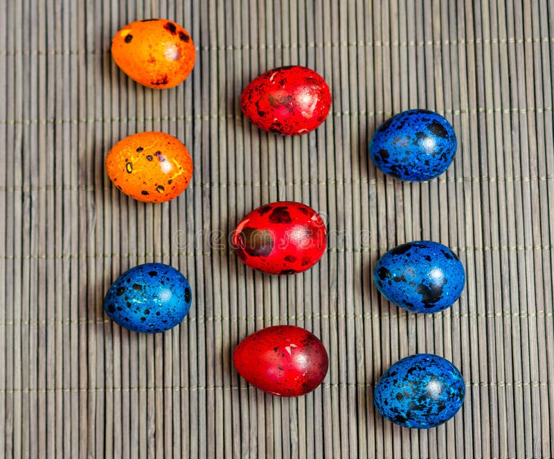 Colorful quail eggs stock photo. Image of quails, colorful 32413822