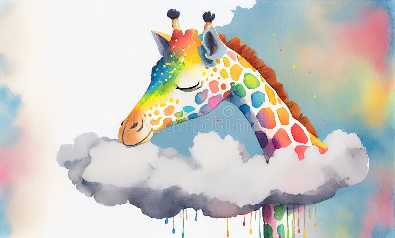 Giraffe Mural Stock Illustrations – 117 Giraffe Mural Stock