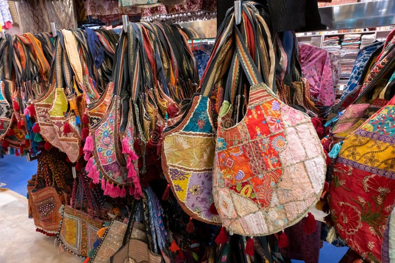 Buy DMS RETAIL Women's Attractive Rajasthani Hand Crafted & Embroidery  Design Handbag Purse Hobo Bag Sling Bag Ethnic Handbag, Multicolor at  Amazon.in