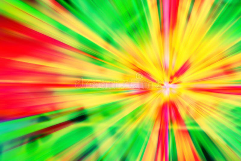 Colorful reggae sunburst abstract fun background