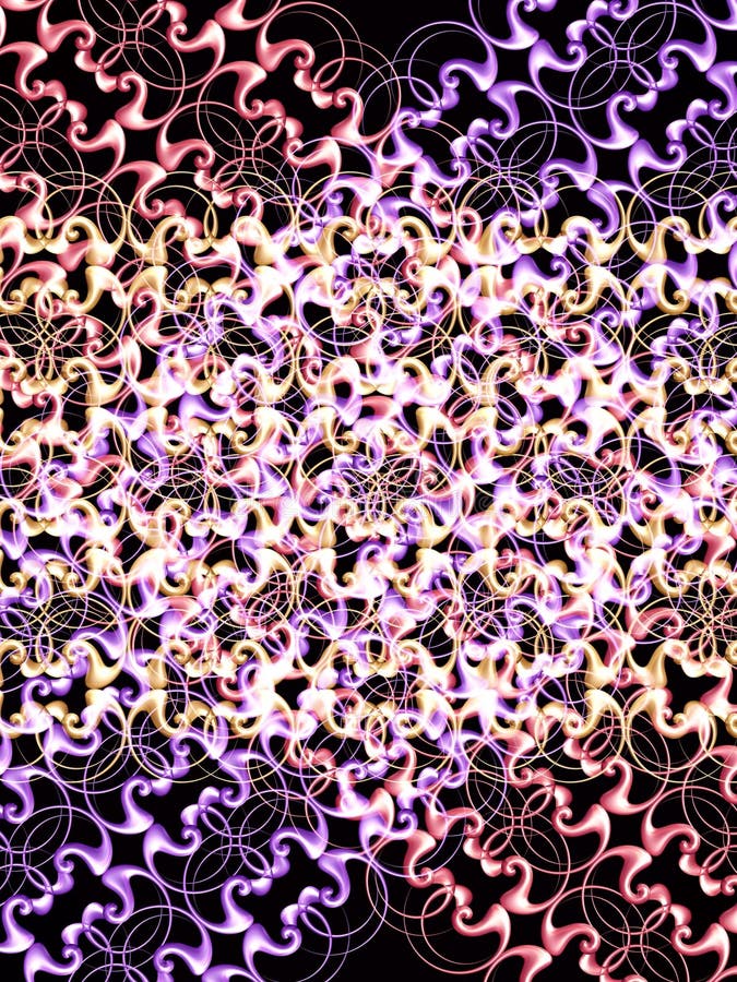 Colorful retro stock illustration