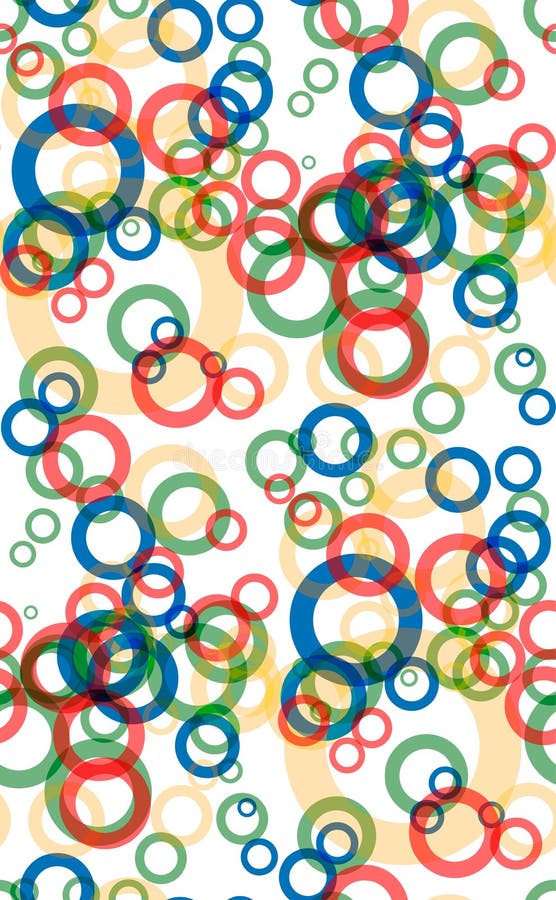 Colorful rings stock vector. Illustration of pattern - 149777867