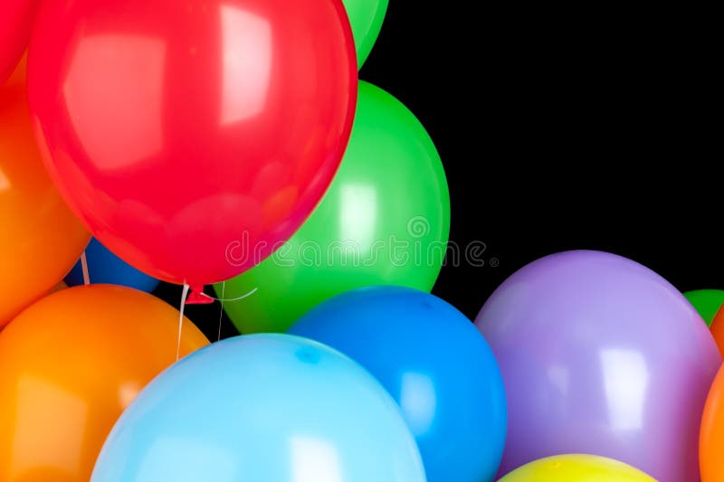 2,766 Colorful Party Balloons Black Background Stock Photos Free
