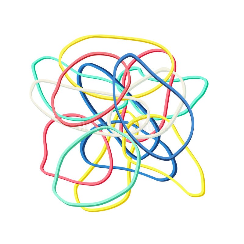 550 Rubber Bands Stock Illustrations, Vectors & Clipart - Dreamstime