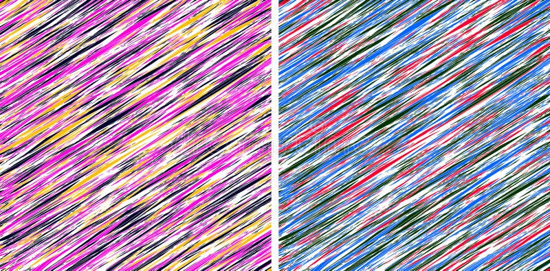 Colorful Scribble Background Vector Illustration royalty free illustration