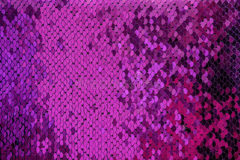 Colorful Sequins Sparkling Background. Texture of Sequins Stock Image