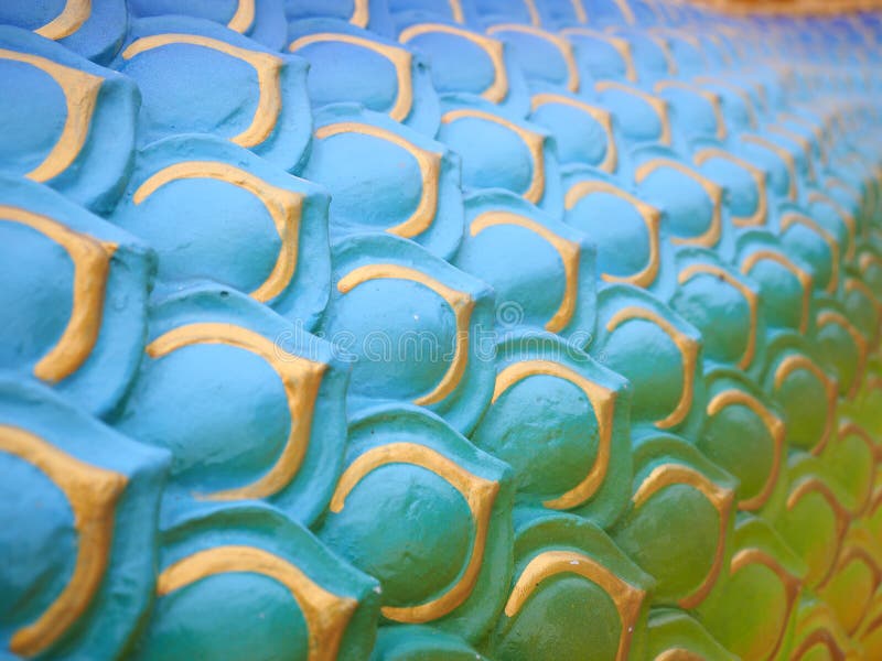 Colorful serpent or dragon scales texture background stock image