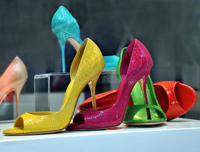 Colorful shoes stock photo. Image of style, design, sale - 31043968