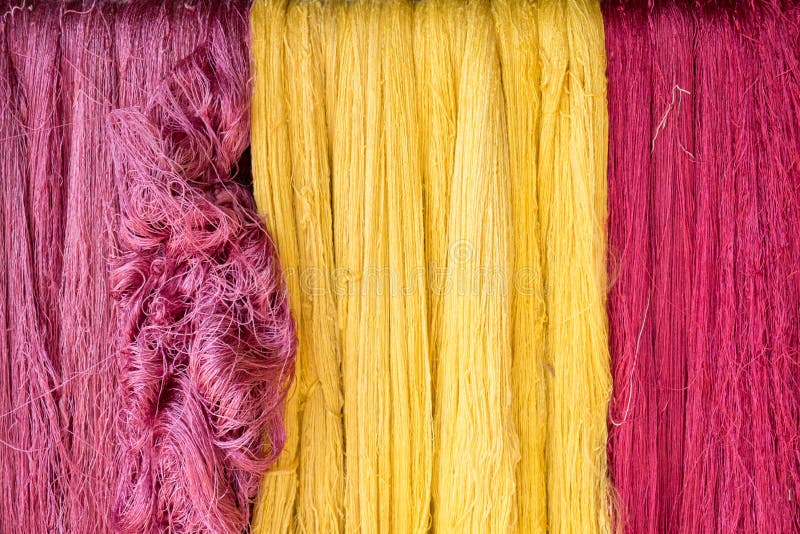 Colorful Silk Thread stock images