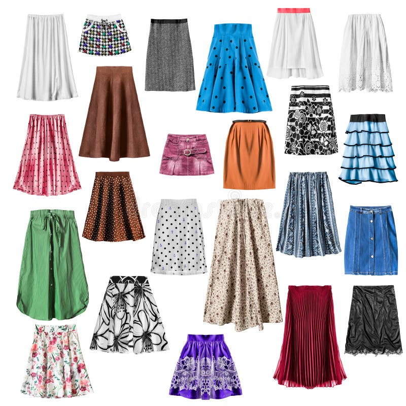 Colorful skirts isolated stock image. Image of isolated 144887259