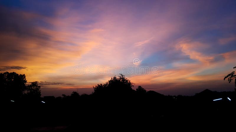 Twilight sky and cloud at evening background royalty free stock photos Twilight sky and cloud at evening background royalty free stock photos