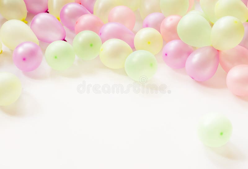Colorful small baloons royalty free stock images