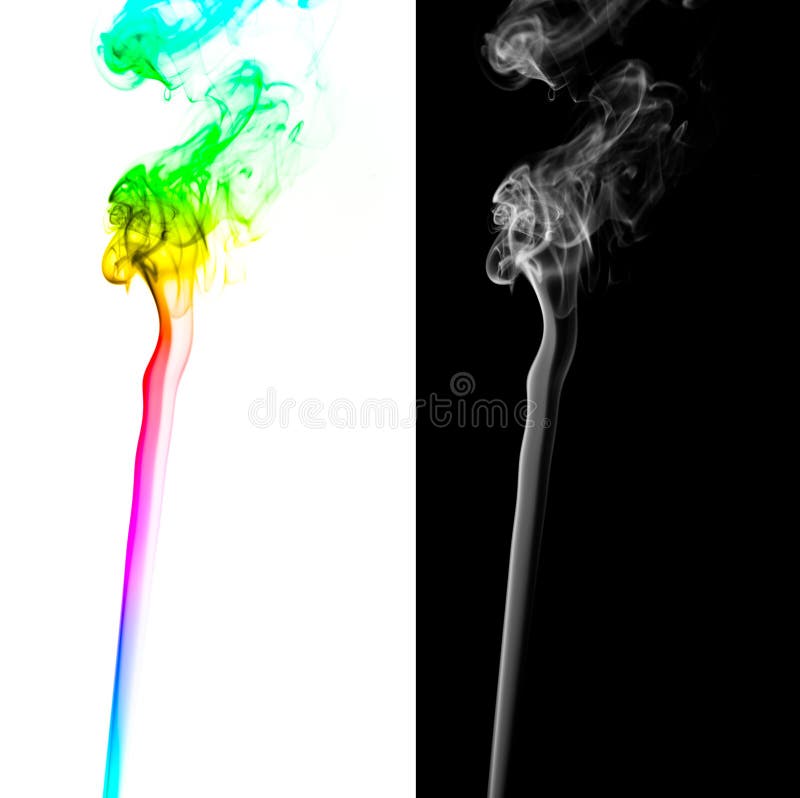 Colorful smoke