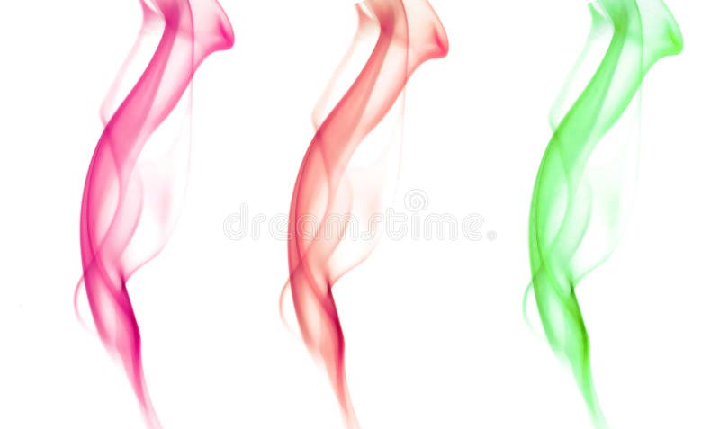 Colorful smoke