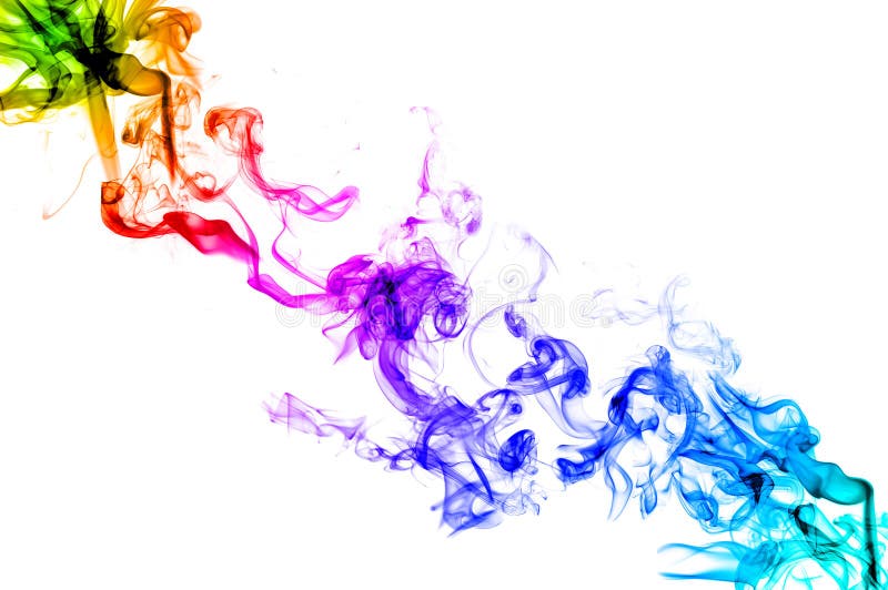 Colorful smoke