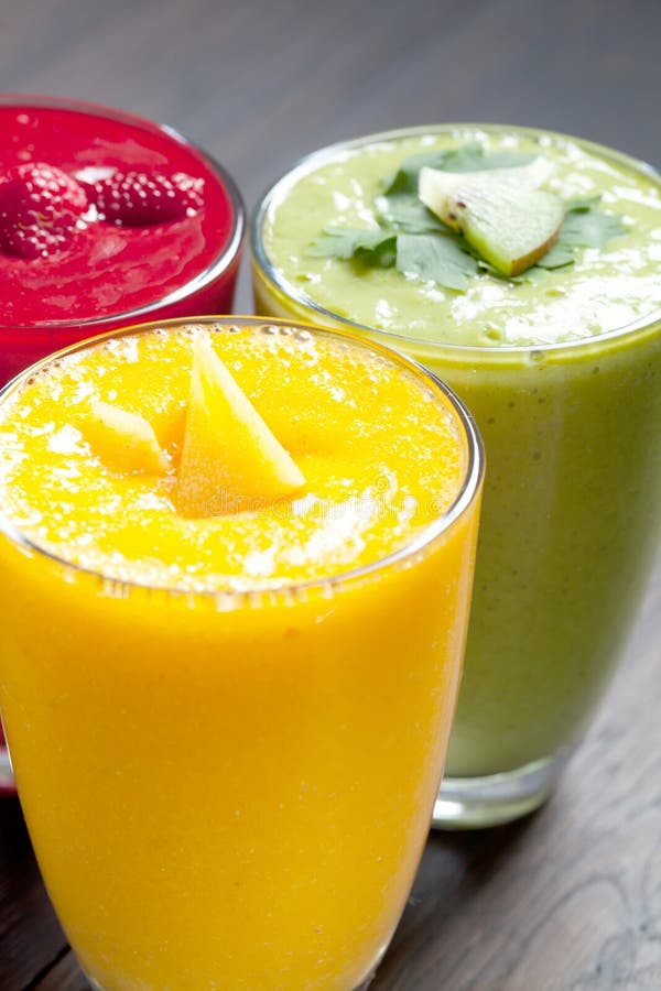 Colorful Smoothie, Healthy Detox Vitamin Diet or Vegan Food Concept ...