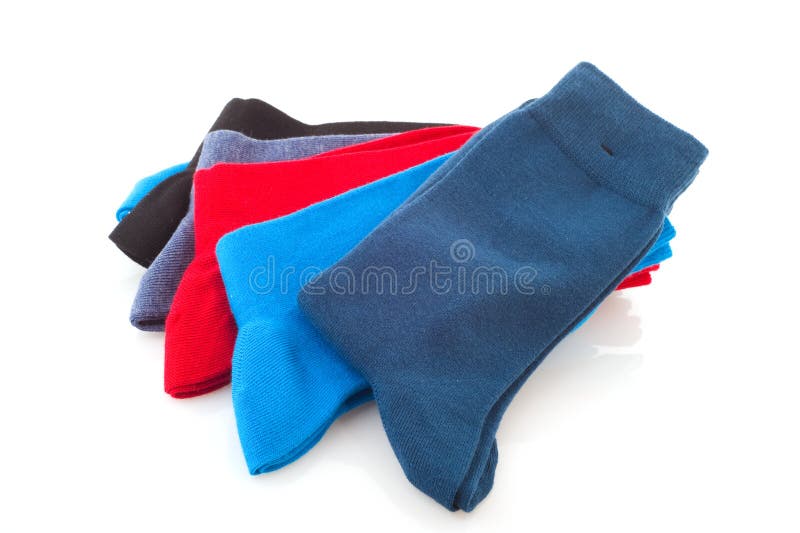 Colorful socks stock photo. Image of isolated, toes, socks - 5054732