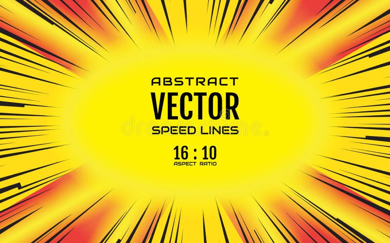 Colorful speed lines background with space for text. Effect motion lines for comic book and manga vector illustration Colorful speed lines background with space for text. Effect motion lines for comic book and manga vector illustration