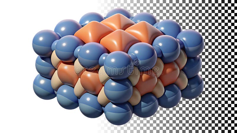 Sphere beads, colorful balls for abstract design and decorative elements png transparent image Generative AI stock illustration