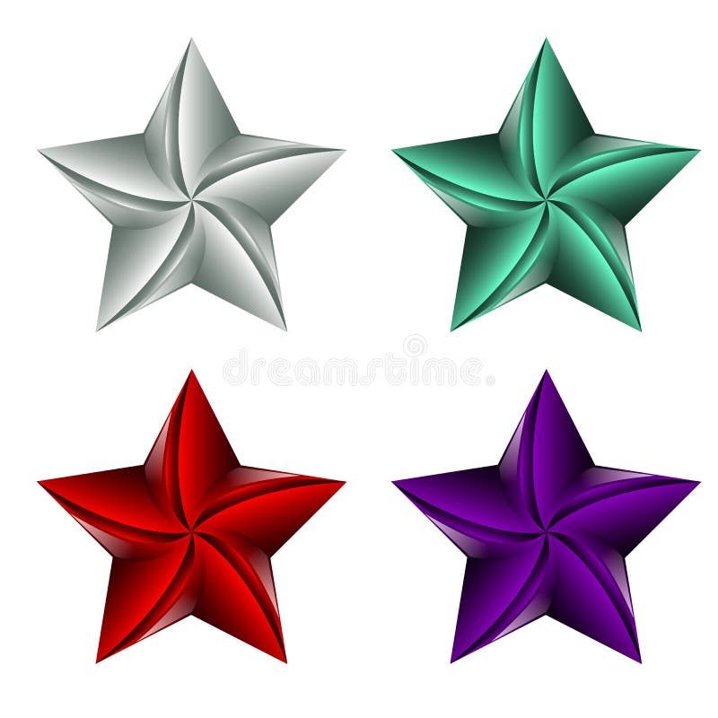 Colorful star icon vector illustration isolated on white background. stock illustration Colorful star icon vector illustration isolated on white background. stock illustration