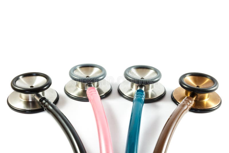 Colorful stethoscopes stock image. Image of idea, design 36119155