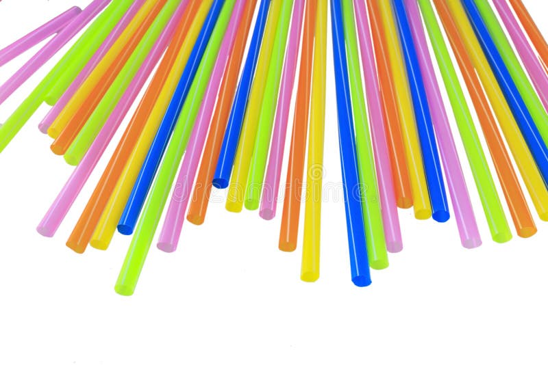 Colorful of straw stock image. Image of bend, green, bubble 43001817