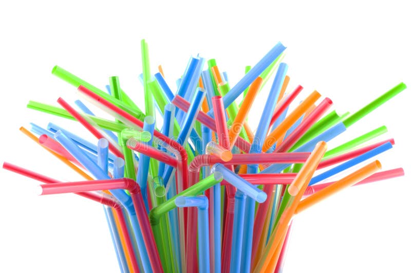 Colorful straws.