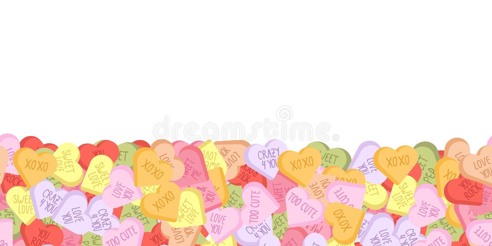 Candy heart sayings, sweethearts, valentines day sweets, sugar