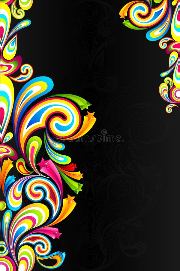 Colorful Swirl vector illustration