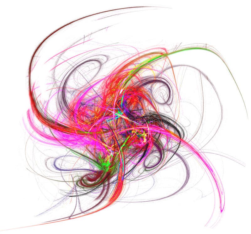 Colorful swirl stock illustration