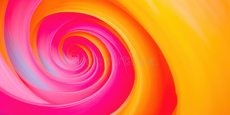 A colorful swirl of paint royalty free illustration