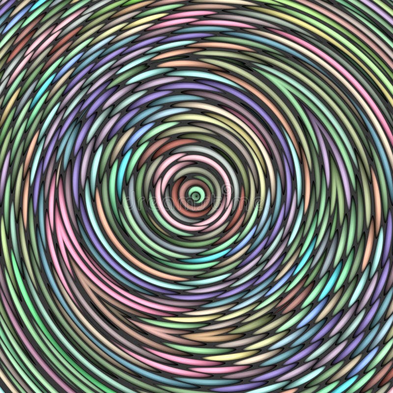 Colorful swirl web pattern