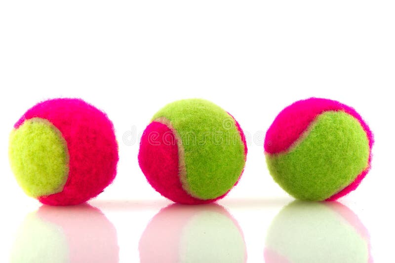 Colorful tennis balls stock image. Image of isolated 16786661
