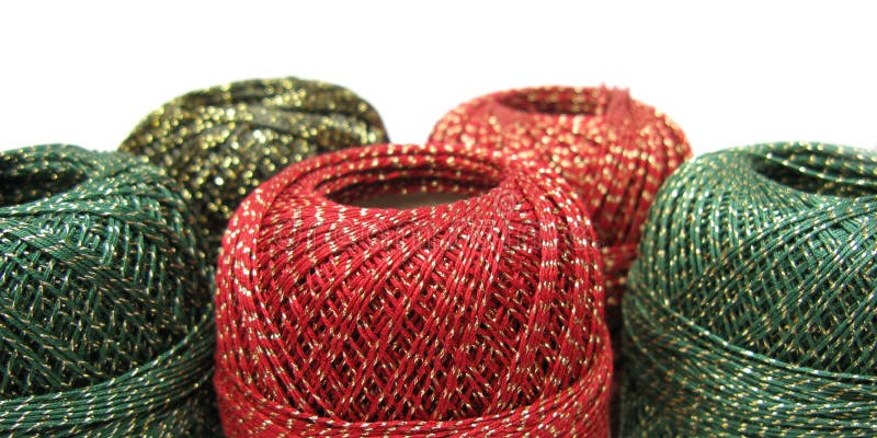 Colorful thread stock photo