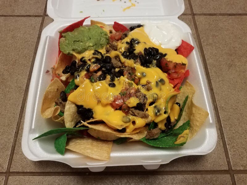 Tortilla Chips Food in White Paper Bag Stock Photo Image of dinner