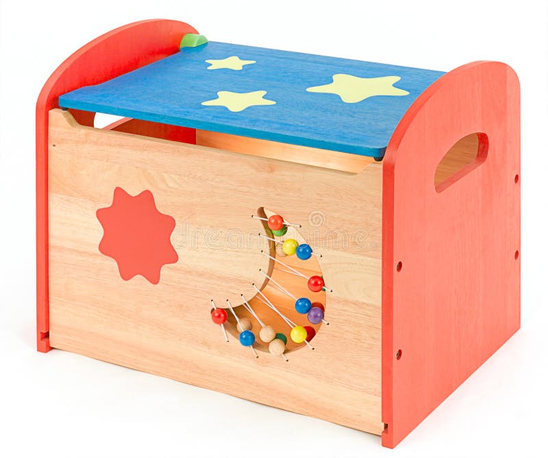 Colorful toy box for kids