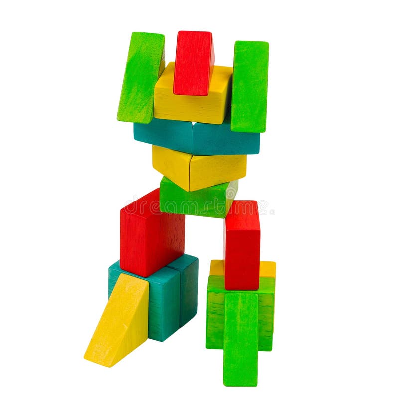 Colorful toy robot