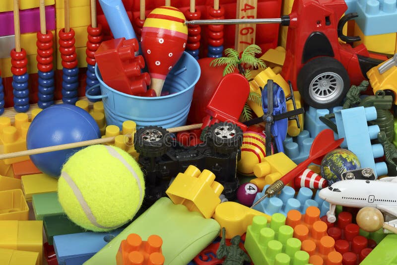 Colorful toys stock photo. Image of childhood, collection - 36223394