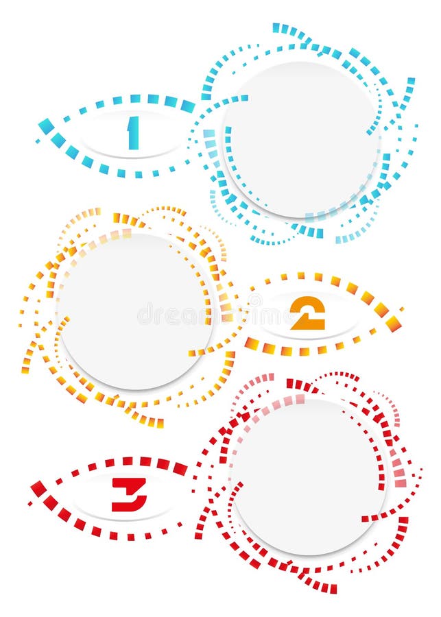 Colorful trendy abstract circles template design business infographic sign vector element vector illustration Colorful trendy abstract circles template design business infographic sign vector element vector illustration