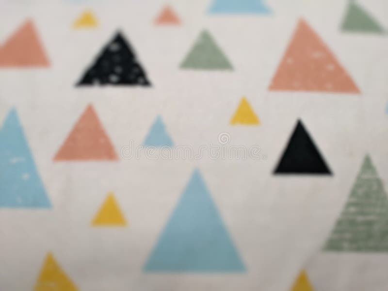 Colorful triangle defocused abstract background royalty free stock photography