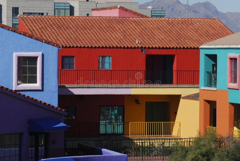 Colorful Tucson Buildings