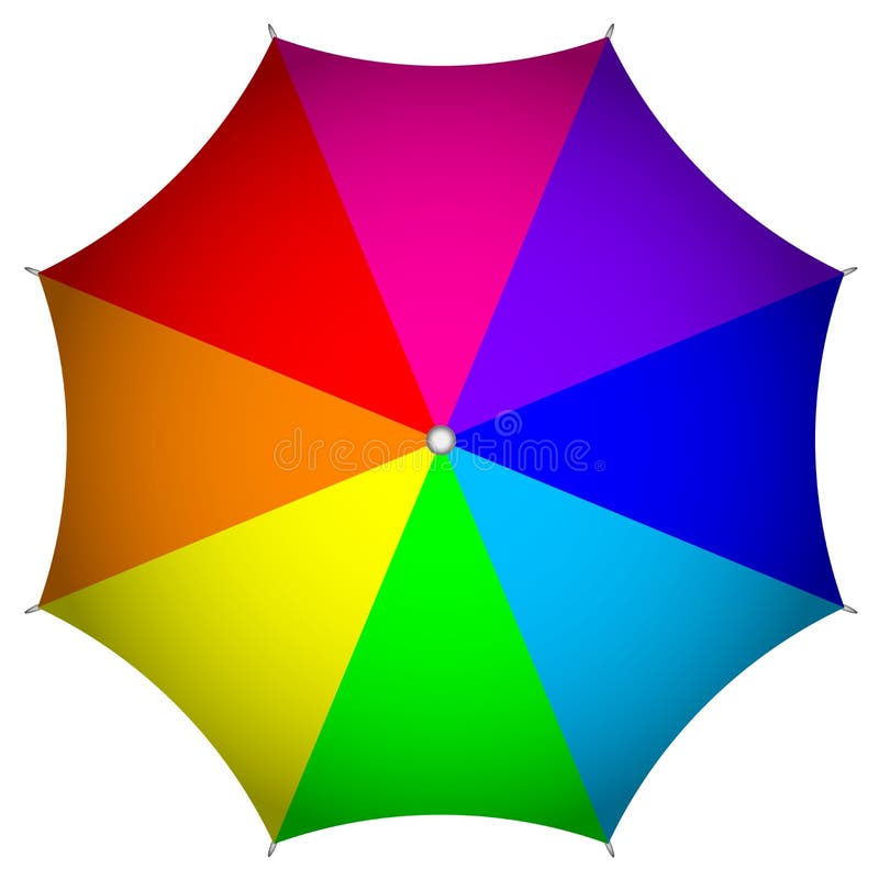 Colorful umbrella stock vector. Illustration of winter 33208591